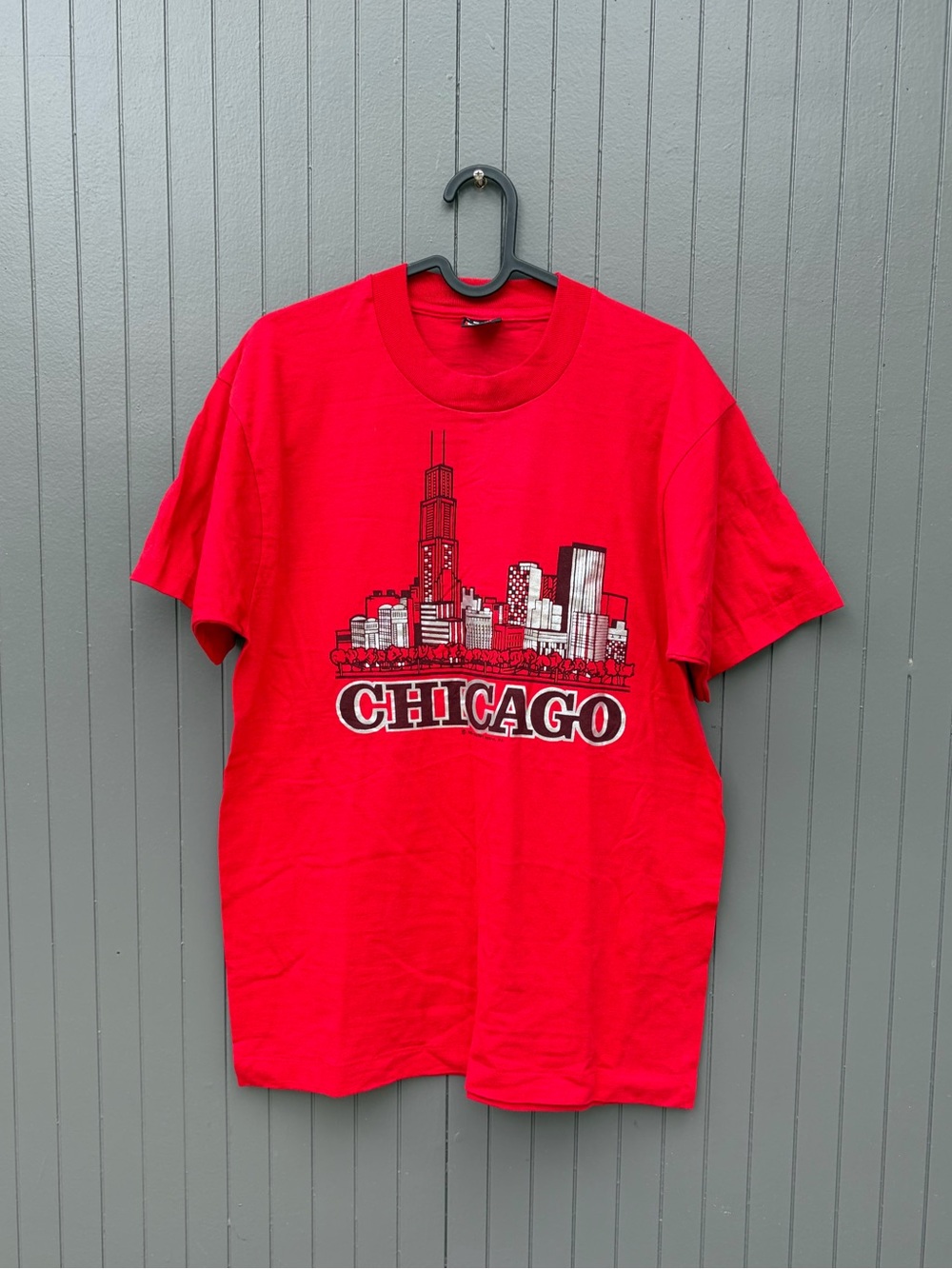 Vintage 1988 Chicago Skyline Graphic Tee